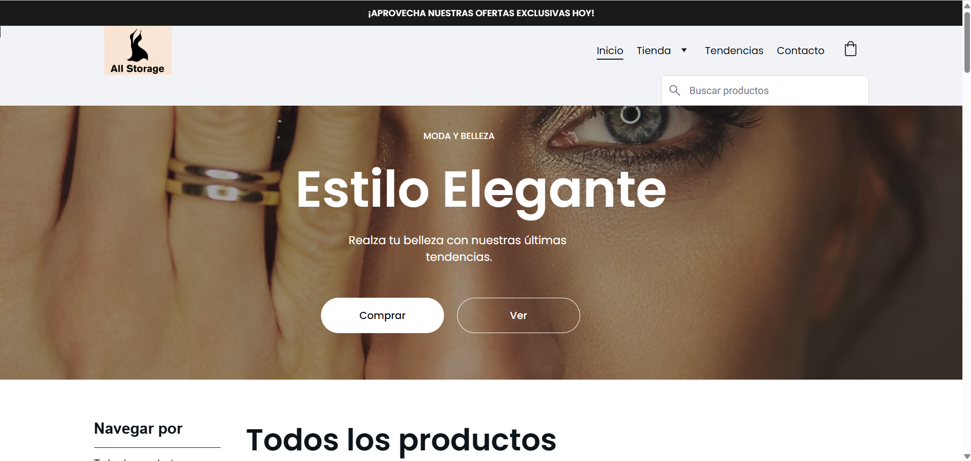 All Storage Shop - Tienda Online de Moda